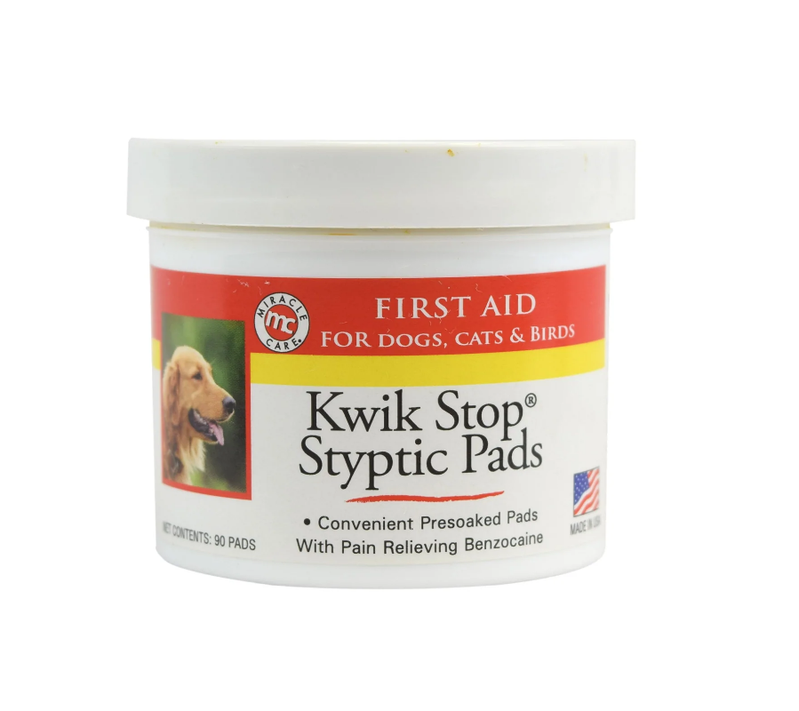 Miracle Care Kwik Stop Styptic Pads 90ct – SD Pro Shop